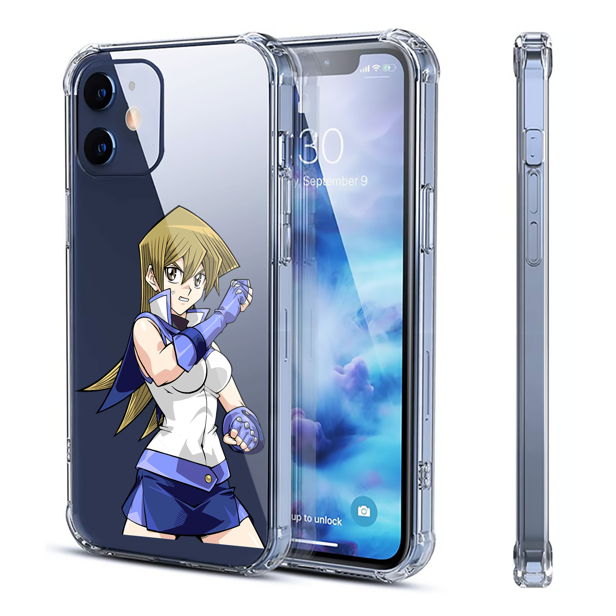 （画像用） 遊☆戯☆王 Yu-Gi-Oh! 【iPhone 12シリーズ対応】透明スマホケース（クリアソフトケース）